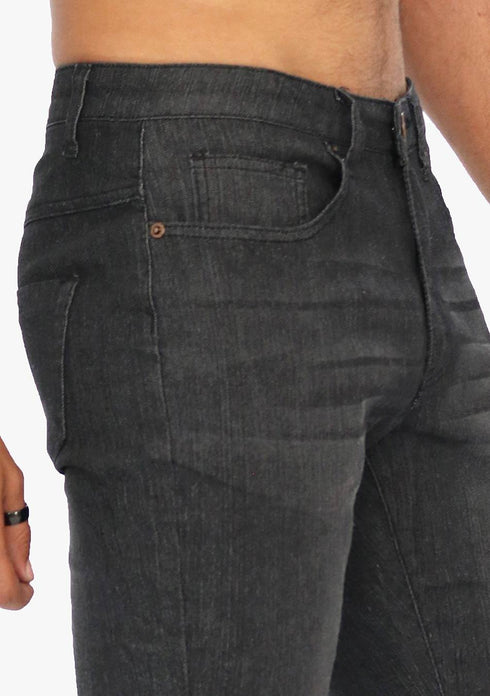 Men's AQ Skinny Fit Embellished DARK BLUE Stretch Jean "Bronx"